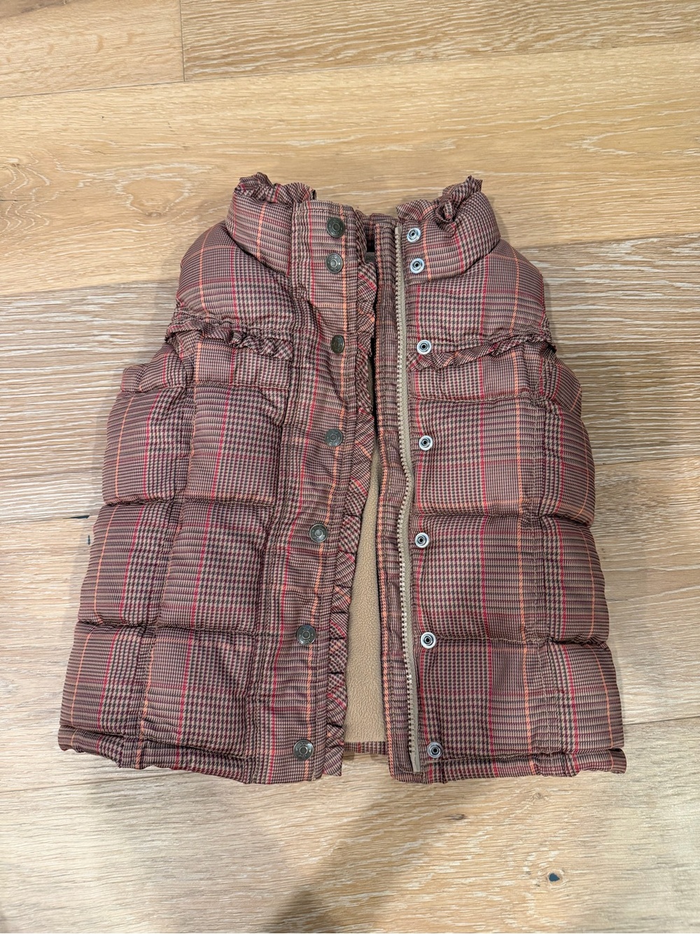 Baby Gap • Plaid Puffer Vest